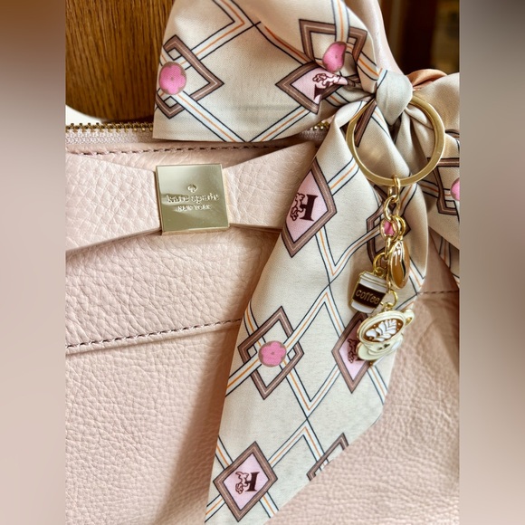 KATE SPADE Renny Drive REENA Blush Pink Pebbled Leather Tote Satchel - Picture 7 of 15